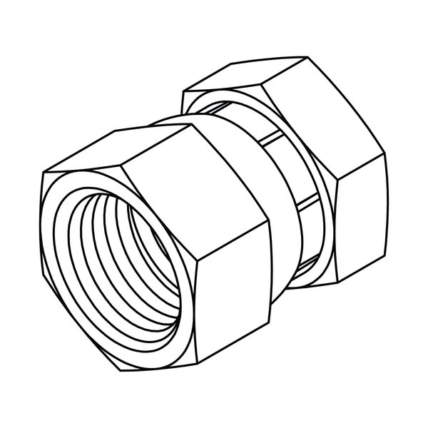 Tompkins Hydraulic Fitting-International22X1.5 KOMATSU CAP 7861-22